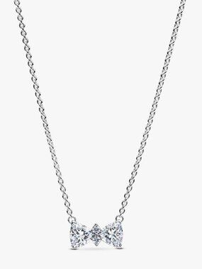 Pandora Sparkling Bow Necklace